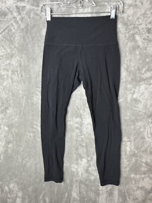 Lululemon Leggings Womens 6 Black Skinny High rise Athletic Yoga Gym