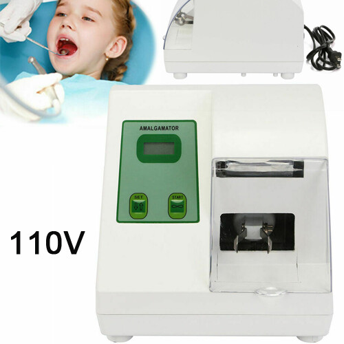 Dental Amalgamator Lab Shaker Amalgam Capsule Mixer Blender High Speed 40W 4200r - Picture 1 of 9