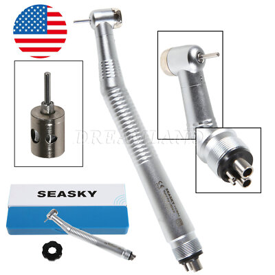 Pièce à Main Dentaire Haute Vitesse Style NSK - Bouton Poussoir, Raccord Rapide 4 Trous B4