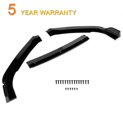 3* Bumper Lip Spoiler For Honda Accord 1.5L 2.0L 2018-2020 Painted Black Front - Picture 6 of 12