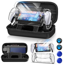 12 in 1 Accessories Set for Playstation Portal Remote Player, Hard Carrying Case