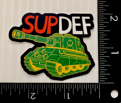 Superior Defense Bout It Military Tank Sticker Decal Logo SUPDEF