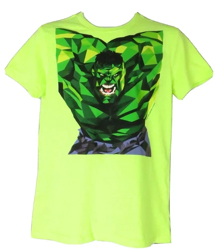 Marvel Incredible Hulk Boys T-Shirt New Green Officially Licensed  S-XL