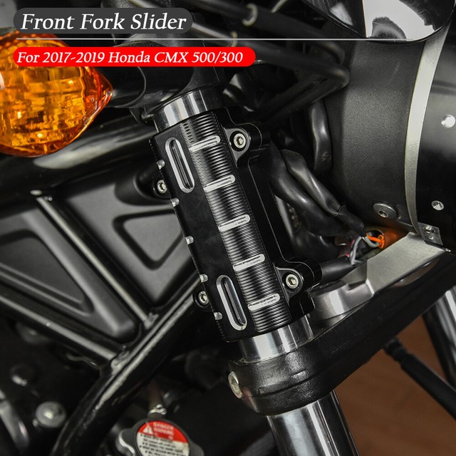 Front Fork Boot Tube Slider Cover Aluminum for 20172019 Honda Rebel