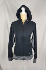 Nike Running Dri-FIT Full Zip Hooded Fleece Lined Women's Athletic Jacket sz S