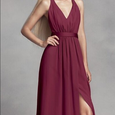 White by Vera Wang Bridesmaid Dress Size 12 | eBay