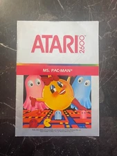Ms. Pac-Man (Atari 2600, 1982) Manual Only! Bally Midway Namco-MINT!