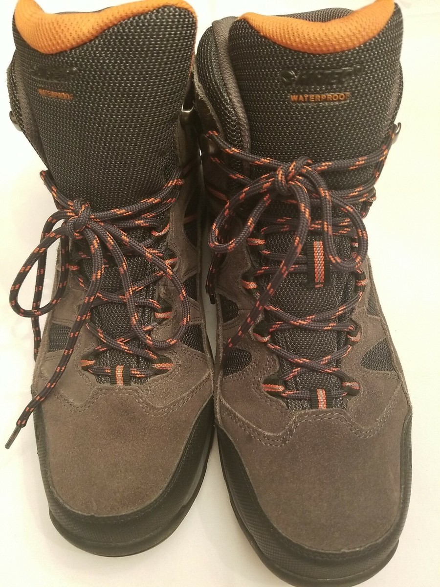 High Sierra Men's Trekker Hiking Trail Boot Brown Leather Lace Up