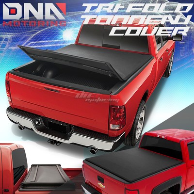 Automotive Tonneau Covers Tri Fold Adjustable Soft Top Trunk Tonneau Cover For Ford F250 F350 Super Duty 6 5 Ft Bed 99 16