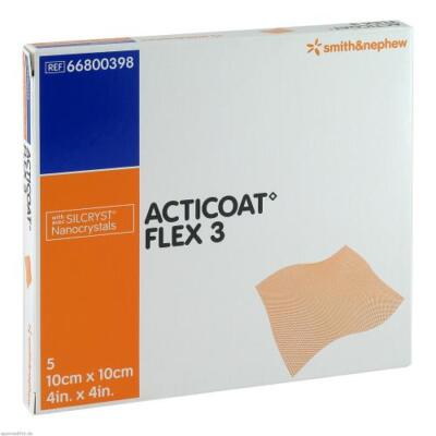 ACTICOAT Flex 3 10x10 cm Verband 5 ST