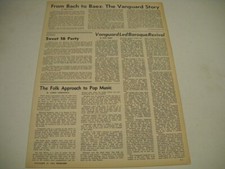 Rare VANGUARD RECORDS 1966 Large 20-page PROMO BOOKLET Joan Baez other artists