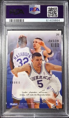 1994-95 Skybox Emotion Rookie E-Motion Geared Up #20 Jason Kidd RC 
