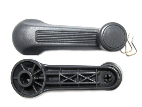 Pair window crank handle grey For Honda Civic Accord CX DX EX SI EG6 B16 D16 EK - Picture 2 of 2