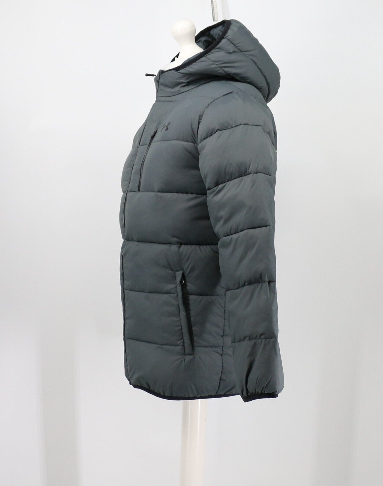 UNDER ARMOUR FULL ZIP CHILDRENS BOYS COAT UK 14+ GREY HH eBay