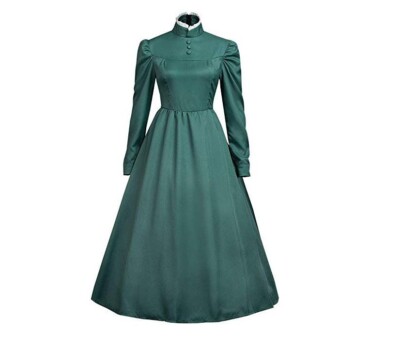 Howl's Moving Castle Cosplay Costumes Howl Sophie Hatter Dress Blue Yellow  Green | eBay