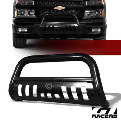 For 2004-2012 Chevy Colorado Black Bull Bar Brush Push Bumper Grill Grille Guard