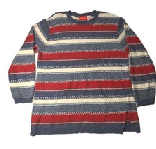 vintage 90s liz claiborne Liz  Co Sz S Red,Wt,Blue, Sweater