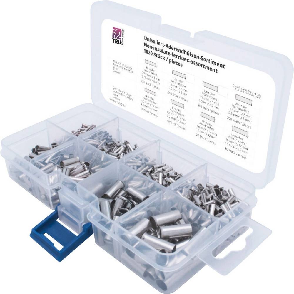 Embouts de câblage 0.75 mm² TRU COMPONENTS laiton étamé pour tableau électrique