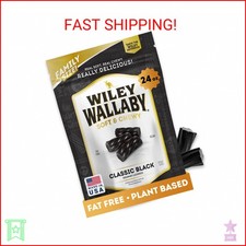 Wiley Wallaby Licorice 24 Ounce Classic Gourmet Soft & Chewy Australian Black Li