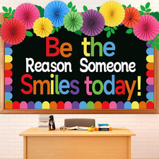 Classroom Bulletin Board Decorations with 3D Paper Fans Inspirational Be the Rea