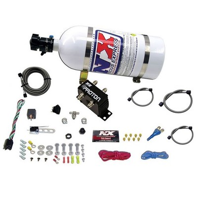 Nitrous Express 20421-10 Proton Plus Series Nx Nitrous Oxide System Kit 10lb Btl