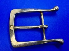 Retro Single Prong Replacement Large Vintage Gold Color Belt Buckle
