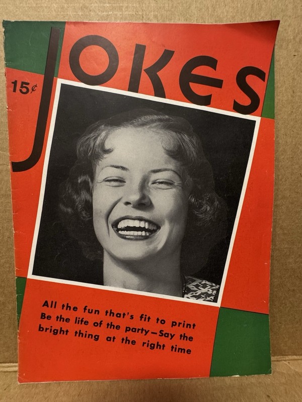 Jokes #1 1930's-Dell-Bette Davis-Bill Holman-Chon Day-Jackie Cooper-FN