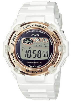 Casio BABY-G BGR-3003U-7AJF Solar Radio Reef White Gold Digital Neu R8041139