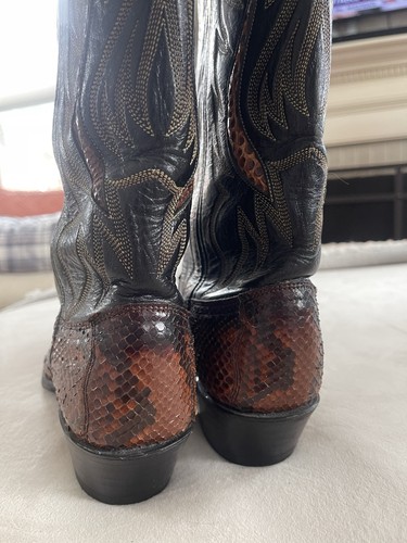 Dan Post Women’s Python Boots Sz 6 1/2M | eBay