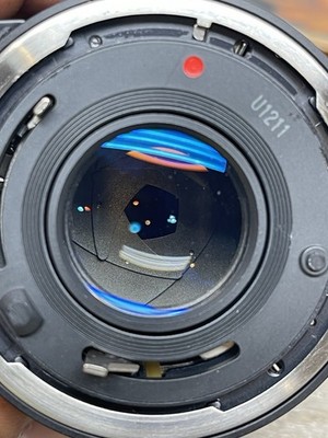 Vintage Canon FD 50mm 1:1.8 SC Lens, W/ Caps, Black Camera Lens