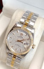 TUDOR Prince Date+Day 76213 Silver Texture Dial Men