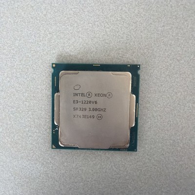 Intel Xeon Processor E3-1220 V6 Quad Core 3.00GHz 8MB SmartCache FCLGA1151 SR329