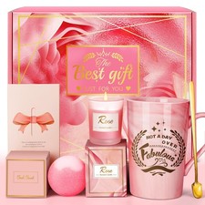 Luxury UK Gift Basket: Spa Essentials, Unique Pamper Set for Women - Birthday