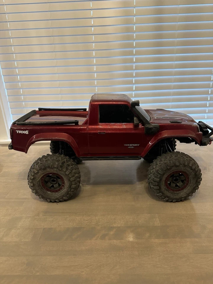 Traxxas TRX-4 Sport High Trail Edition Trail Rock Crawler escala 1/10 rojo ¡usado! Foto 3 de 4
