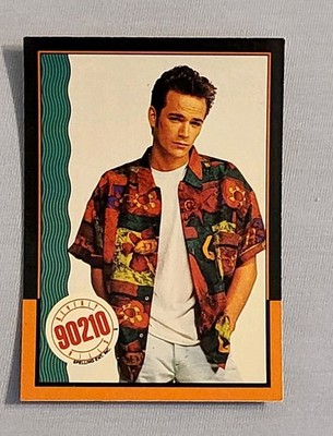 He's A Rebel Dylan | 1991 Topps Beverly Hills 90210 #2 Luke Perry