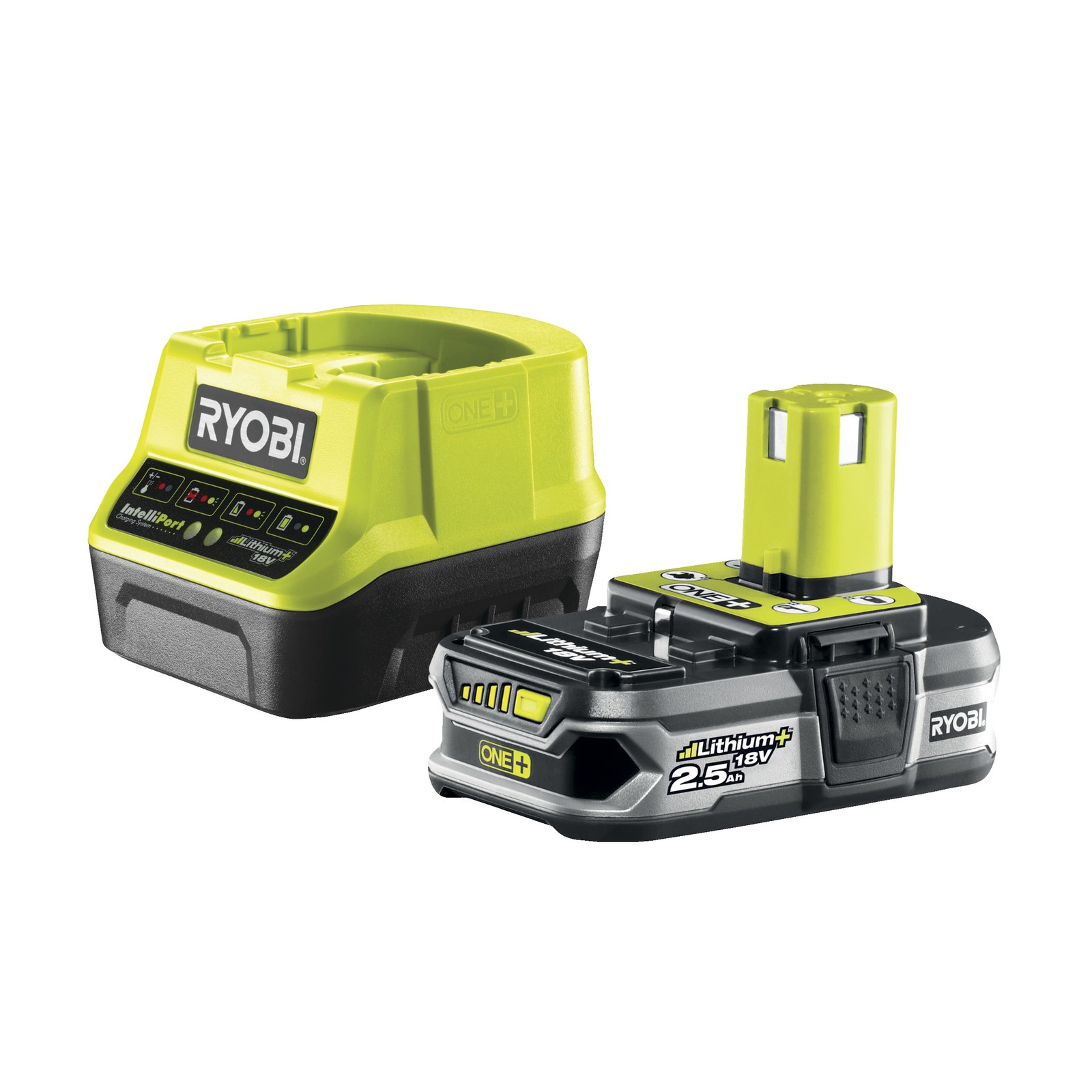 Kit Ryobi RC18120-125: Batteria ONE+ 2.5Ah + Caricatore 18V