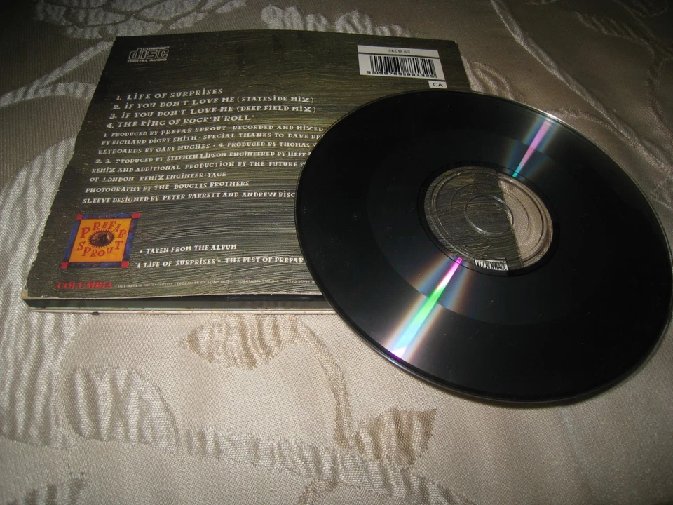 PREFAB SPROUT LIFE OF SURPRISES USED NINETIES POP UK CD SINGLE. - Image 2 of 4