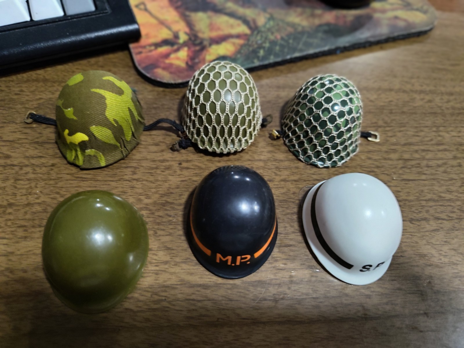 GI JOE brand new unused 1/6 scale Hasbro Helmets of various types | eBay