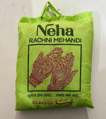 Neha Rachna Mehandi Powder Hairs organische Farbe Natürlich 100 % BIO