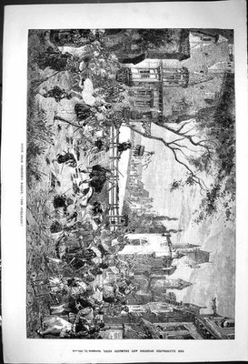 Alter Druck 1881 Szene Forster Ballett Der Spielmann Theater Schauspieler Fine Art 19.