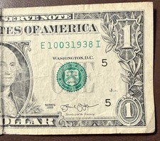 October 3, 1938 or March 10, 1938 $1 Dollar Bill Birthday Note E10031938I &ndash; 2013