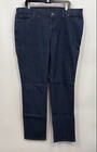 Carhartt Women's Blue Relaxed Fit Denim Straight Leg Jeans Size 18TL — photo 1