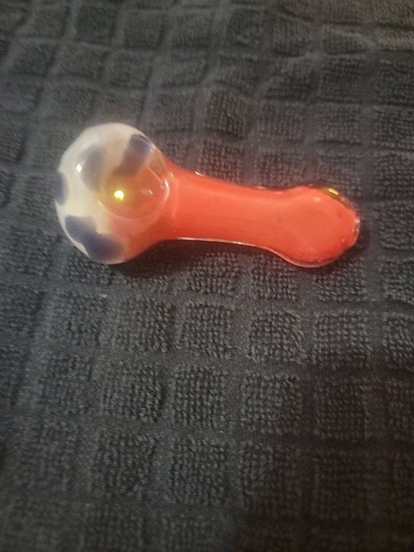 4"  Glass Tobacco Smoking Spoon Pipe