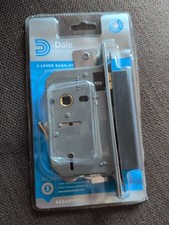 Sash Lock Dale Hardware 63mm Polished Chrome with 2 Keys Budget Security