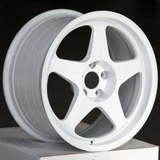 Circuit Csf22 18x9.5 5x120 38 Gloss White Spun Forged Wheel Spoon Regamaster