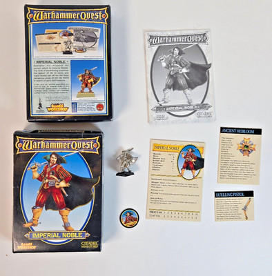 Imperial Noble Boxed 1995 Warhammer Quest Game character expansion pack COMPLETE
