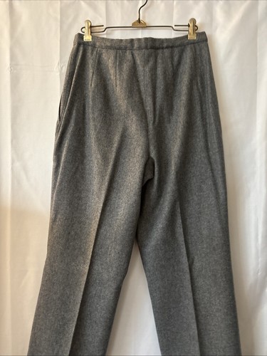 Pantalone Pendleton vintage donna taglia 12 grigio 100% lana vergine foderato USA NUOVO CON ETICHETTE NUOVO - Foto 12 di 12