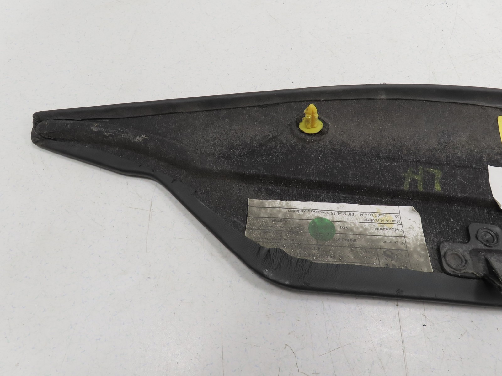 06 Lamborghini Gallardo #1310 Trim Center Console Tunnel Cover Black Left 400864