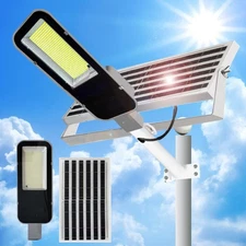 8000W Commercial Solar Street Lights Outdoor Dusk to Dawn Super Bright Aluminium