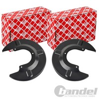 2X Febi Spritzbleche Bremsscheiben Passend FüR VW California Transporter